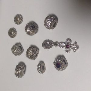 Group of 9 Judith Ripka charms
